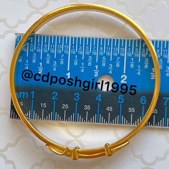 Hermès Ceinture red bracelet lizard leather gold plated bangle jonc authentic - Picture 13 of 16